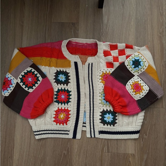 FREE PEOPLE X SAACHI CLEAR SKIES CARDI - Picture 5 of 6